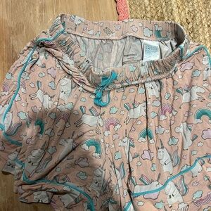 Posh Peanut Cloud and Rainbow Pajama Shorts